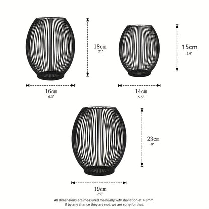 Set di portacandele LunaGlow – Illuminazione elegante e suggestiva