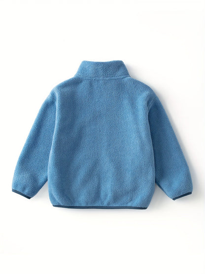 Polar fleece children's jacket in solid colour - Fenley