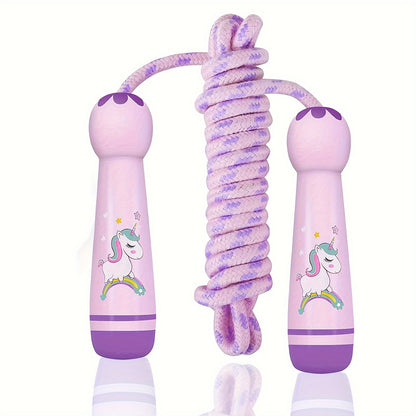 Unicorn Jump Rope - Lovely Jump Rope for Children with Wooden Handles