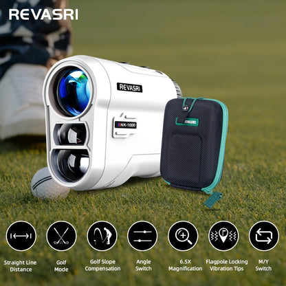 Telemetro da golf avanzato - Misurazioni precise con compensazione della pendenza e feedback tramite vibrazione