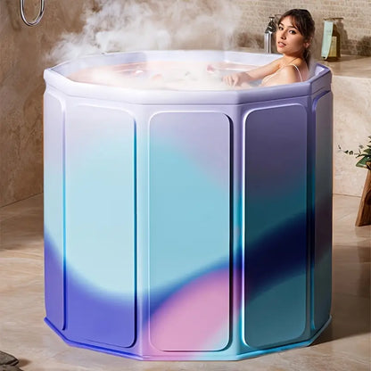 Hot tub - 2 persons - inflatable and foldable - 70 cm wide and 65 cm deep