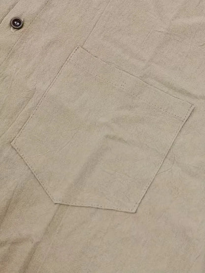 Chemise à manches courtes avec poche poitrine