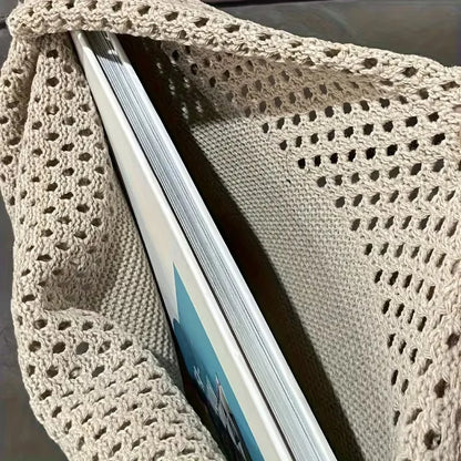 Sac de courses avec motif crochet ajouré