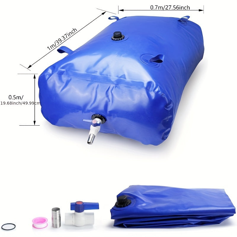 Bolsa de almacenamiento de agua MegaStore - Resistente y plegable para el jardín y situaciones de emergencia