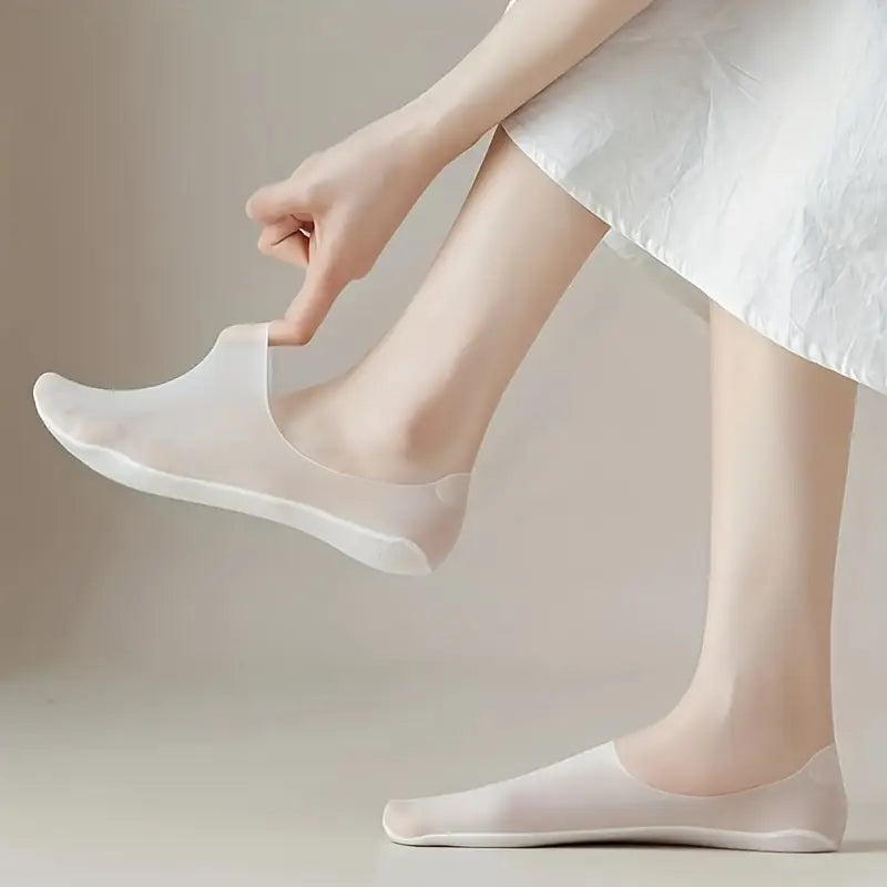 Chaussettes rafraîchissantes pour femmes aux couleurs pastel – chaussettes d’été pour femmes