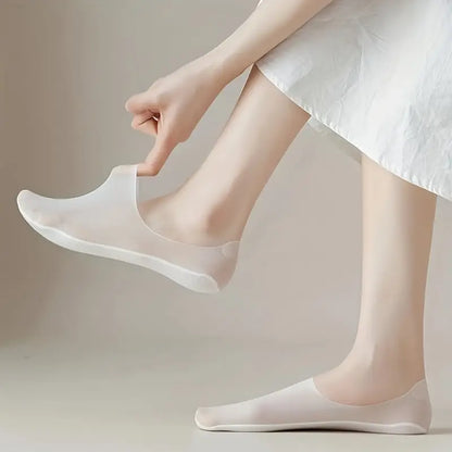 Chaussettes rafraîchissantes pour femmes aux couleurs pastel – chaussettes d’été pour femmes