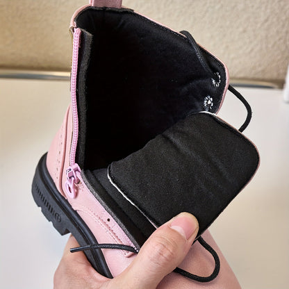 Girls' Coloured Zip Boots Lightweight Boots for Autumn and Winter - Sevra