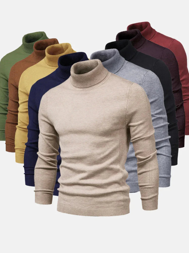 Men's Roll Neck Jumper – Warm and Stylish for Cold Days