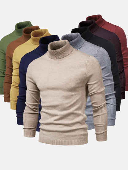 Men's Roll Neck Jumper – Warm and Stylish for Cold Days