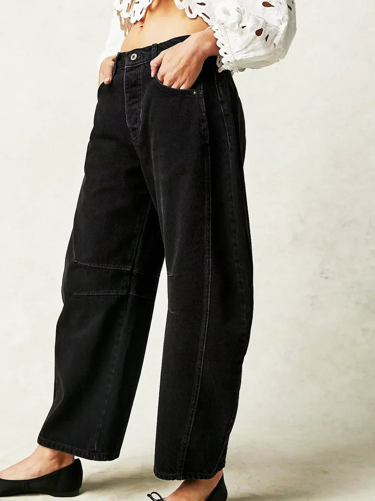 Zillah – Wide Leg Barrel Jeans | High Waist
