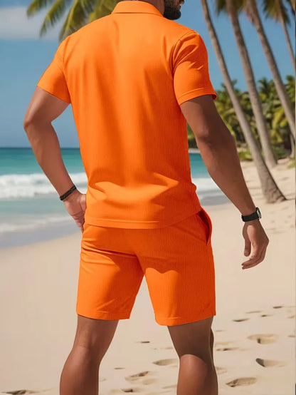 Ensemble d'été avec polo et short