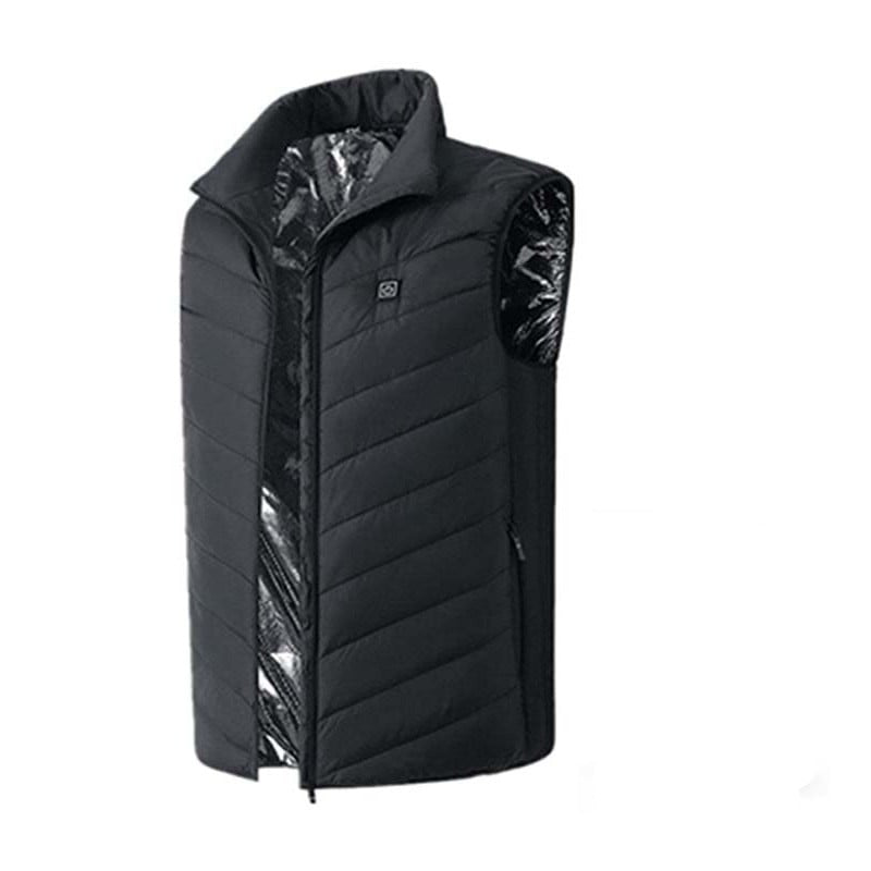 Giacca riscaldata unisex con temperatura regolabile e materiale idrorepellente