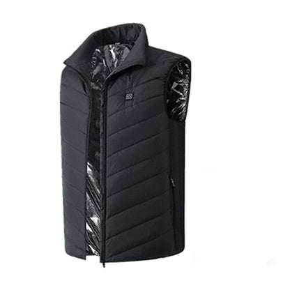 Giacca riscaldata unisex con temperatura regolabile e materiale idrorepellente