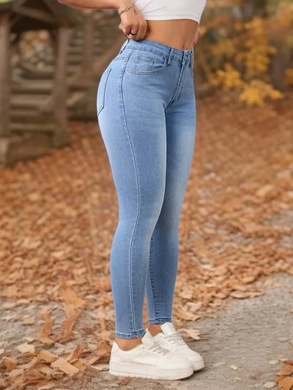 High-waisted Skinny Jeans