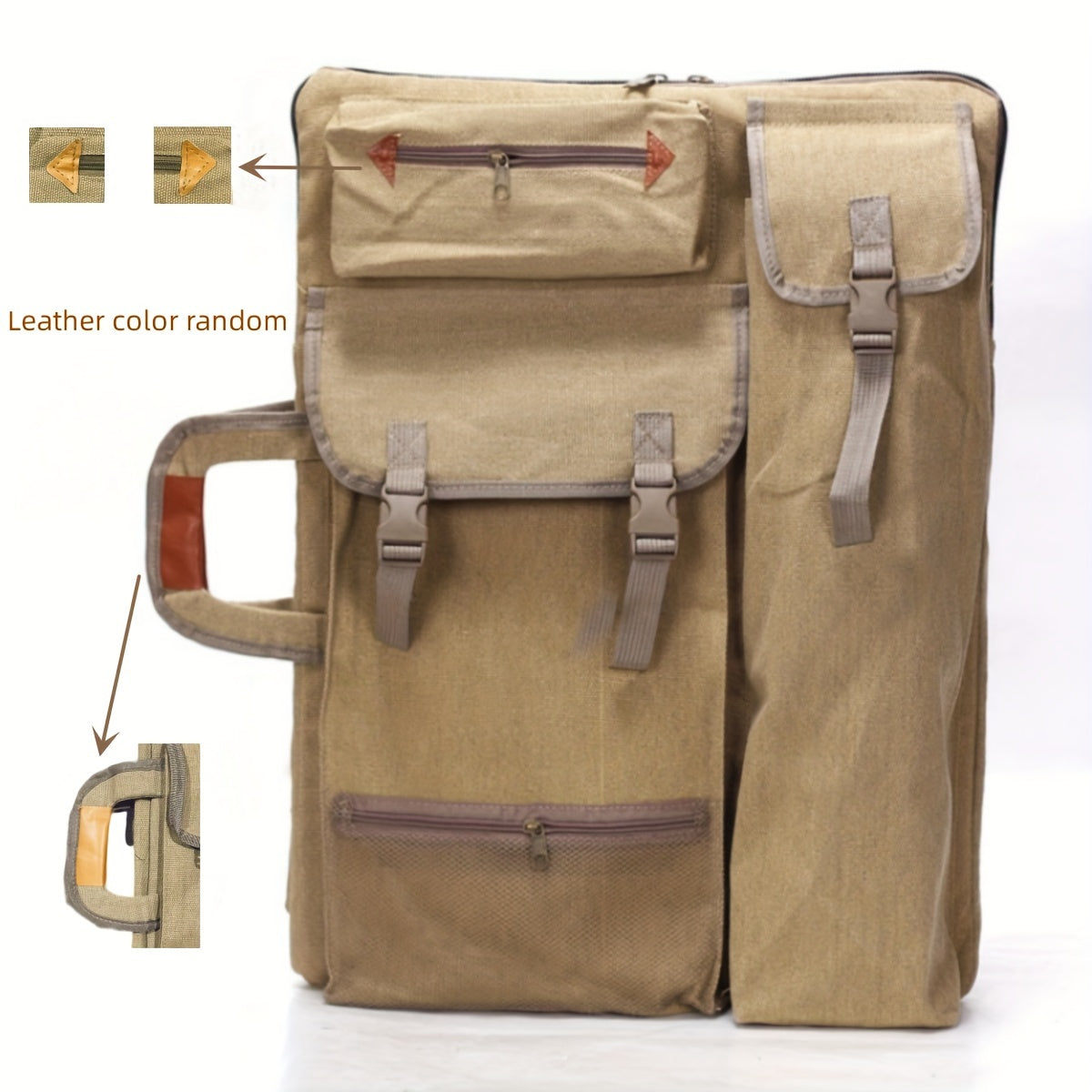 Mochila de lona para mesa de dibujo – Práctica, resistente y fácil de llevar