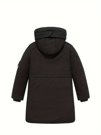 Boys' Winter Jacket with Hood and Zip - Raegan