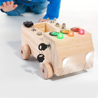 Montessori Busy Board - Learn & Play with LEDs - Creative Development