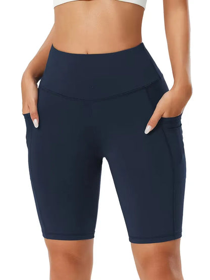 Shorts taille haute coupe slim