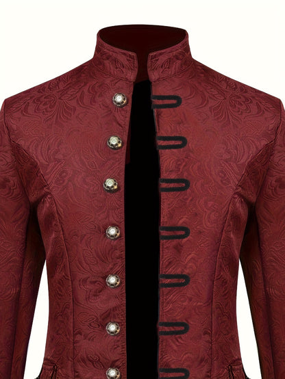Cappotto jacquard medievale Hendrik - Abito elegante e raffinato per le occasioni festive