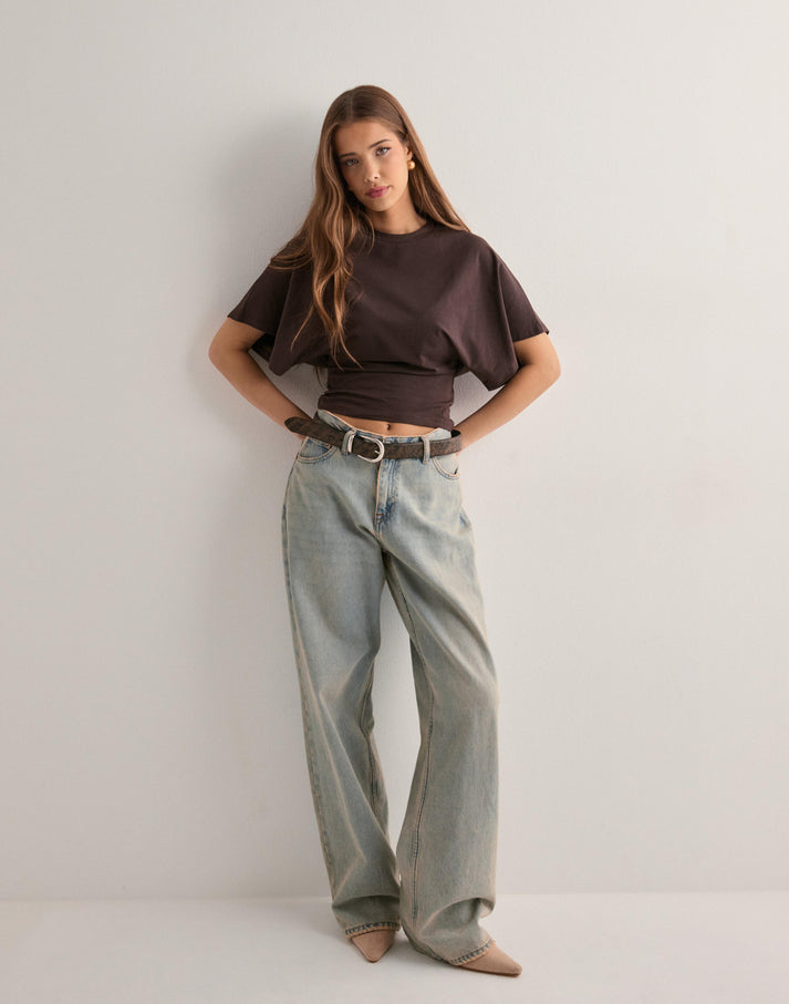 Oversized T-shirt with Statement Sleeves