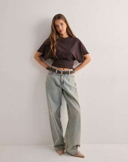 Oversized T-shirt with Statement Sleeves