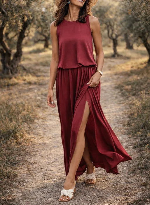 Maxi Dress with Side Split