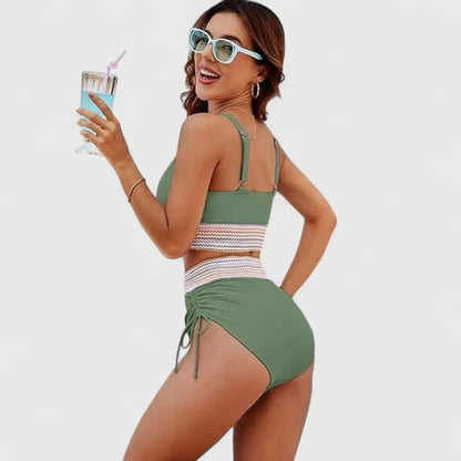 Damen Bikini-Set mit hoher Taille