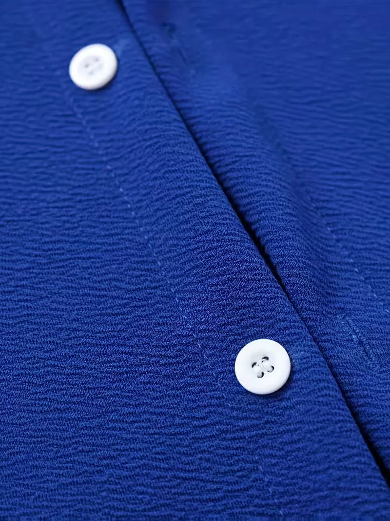 Chemise à manches courtes noire