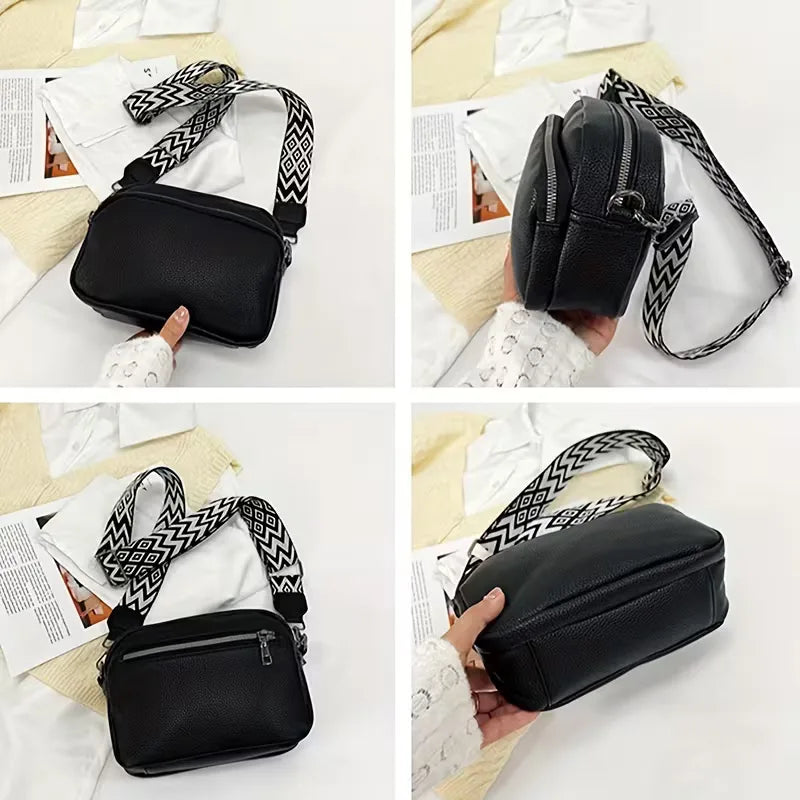 Petit sac à bandoulière avec fermeture éclair