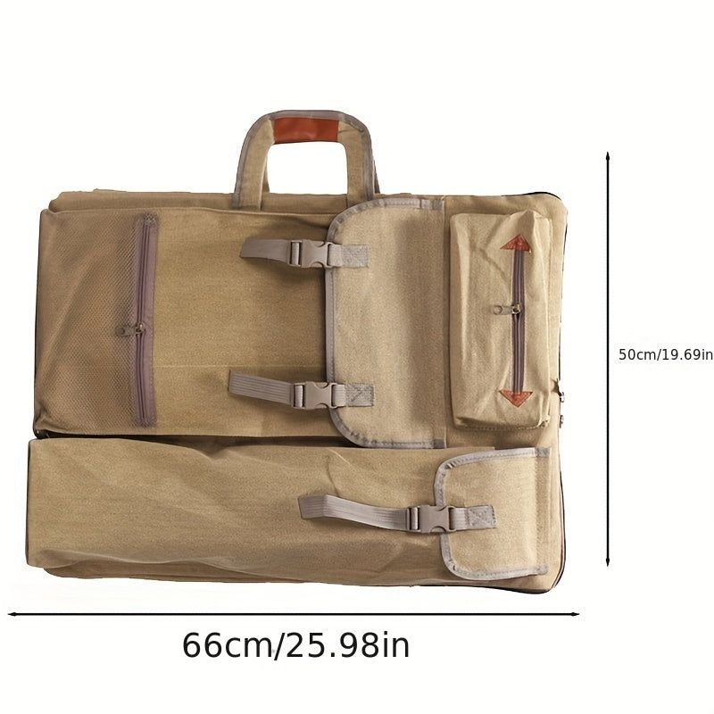 Mochila de lona para mesa de dibujo – Práctica, resistente y fácil de llevar