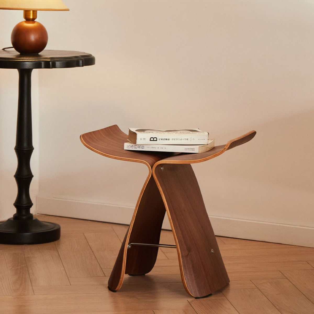 Elegant Butterfly Stool – Timeless Design for Living Room and Entrance