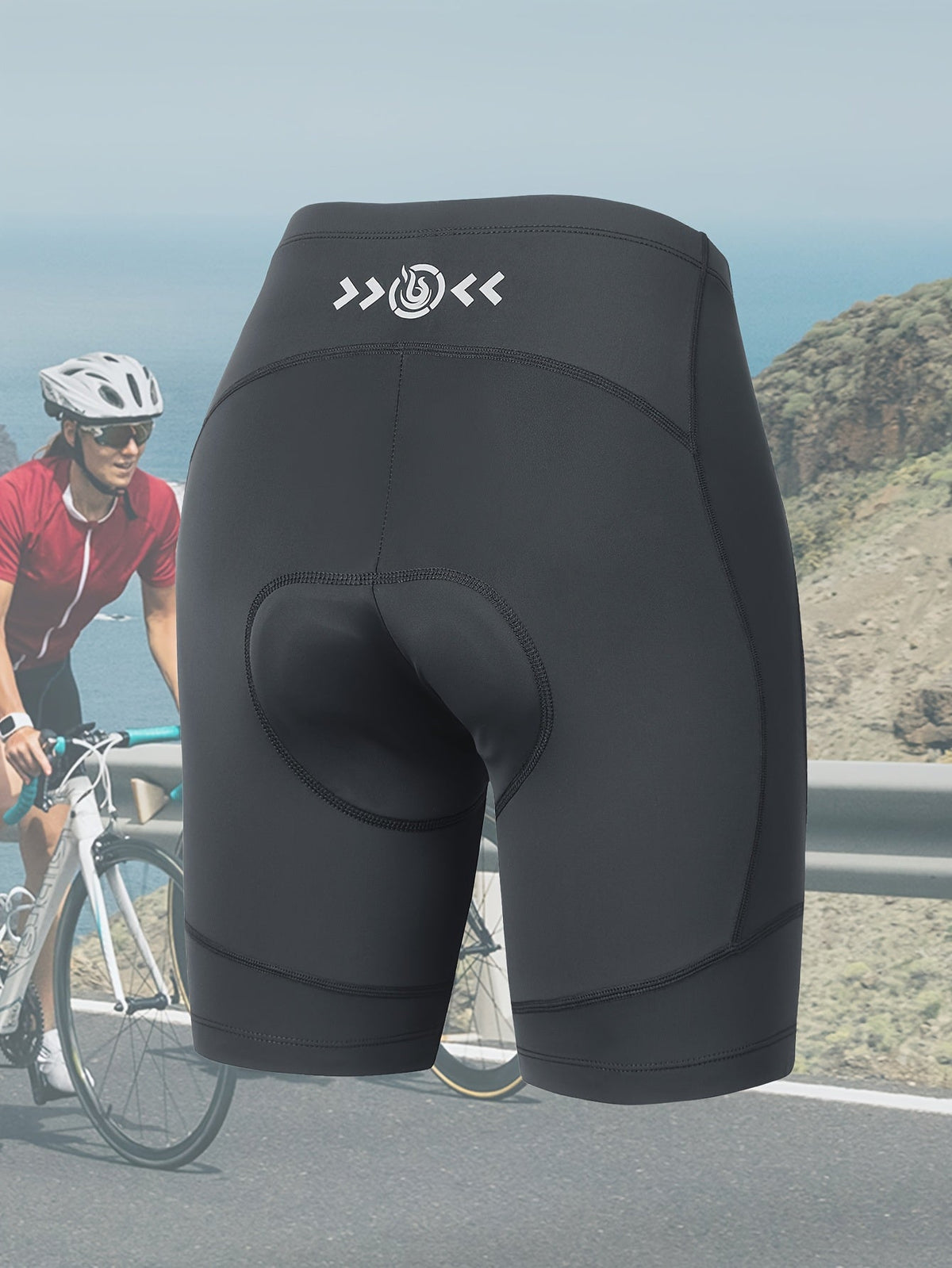 Bequeme Fahrradhose für Damen mit ergonomischem Sitzpolster und Stretch-Passform