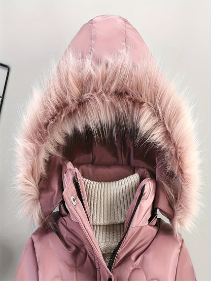 Winter Jacket with Hood for Girls - Nicole