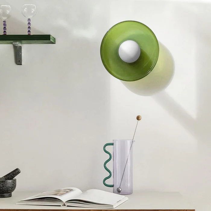 Plafón redondo moderno de cristal – Diseño elegante y atemporal