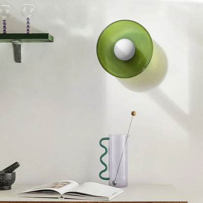 Plafón redondo moderno de cristal – Diseño elegante y atemporal