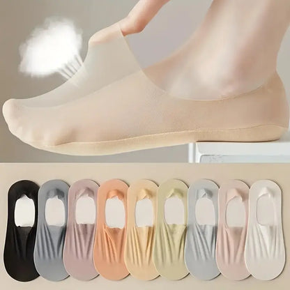 Chaussettes rafraîchissantes pour femmes aux couleurs pastel – chaussettes d’été pour femmes