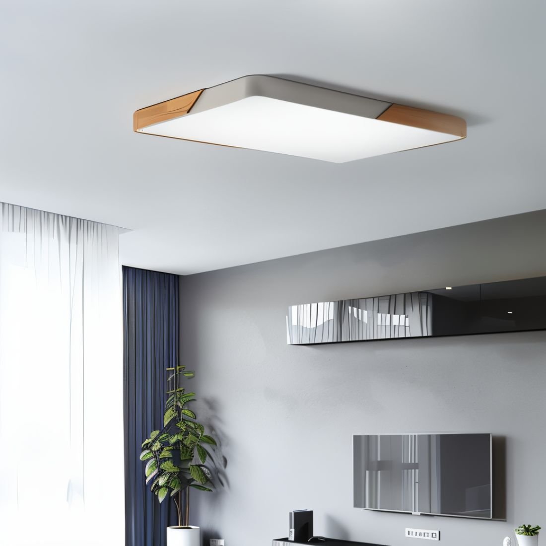 Moderni LED-kattovalaisin - minimalistista valaistusta sisustukseesi
