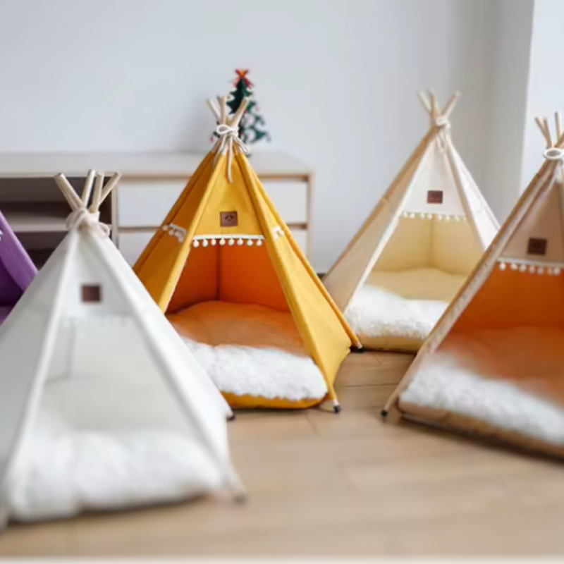 Canvas Pet Tipi for Cats and Dogs