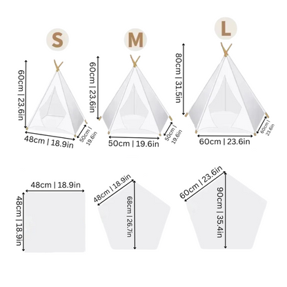 Canvas Pet Tipi for Cats and Dogs