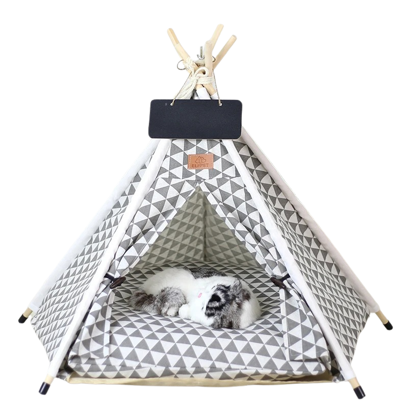 Canvas Pet Tipi for Cats and Dogs