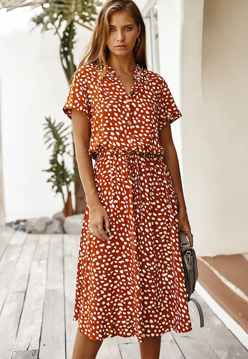Summer Dress with Print | Airy and Comfortable