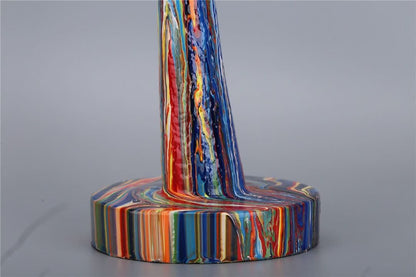 VibrantVisage - Colourful Face Sculpture
