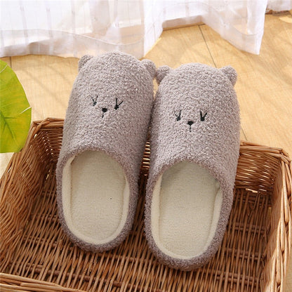 Snuggly Warm Animal Slippers with Soft Lining