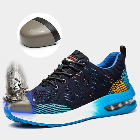 Safety Shoe with Steel Toe and Kevlar Midsole