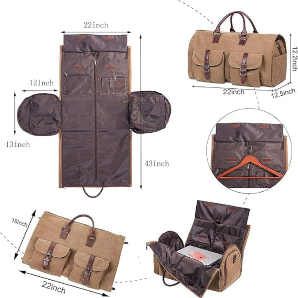 Simona – Vintage Travel Bag – Sustainable and Stylish