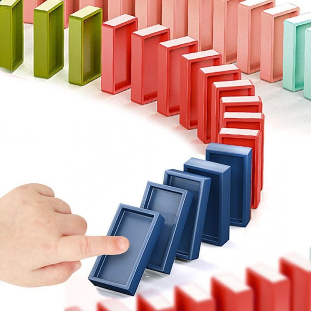 Domino Train Block Set