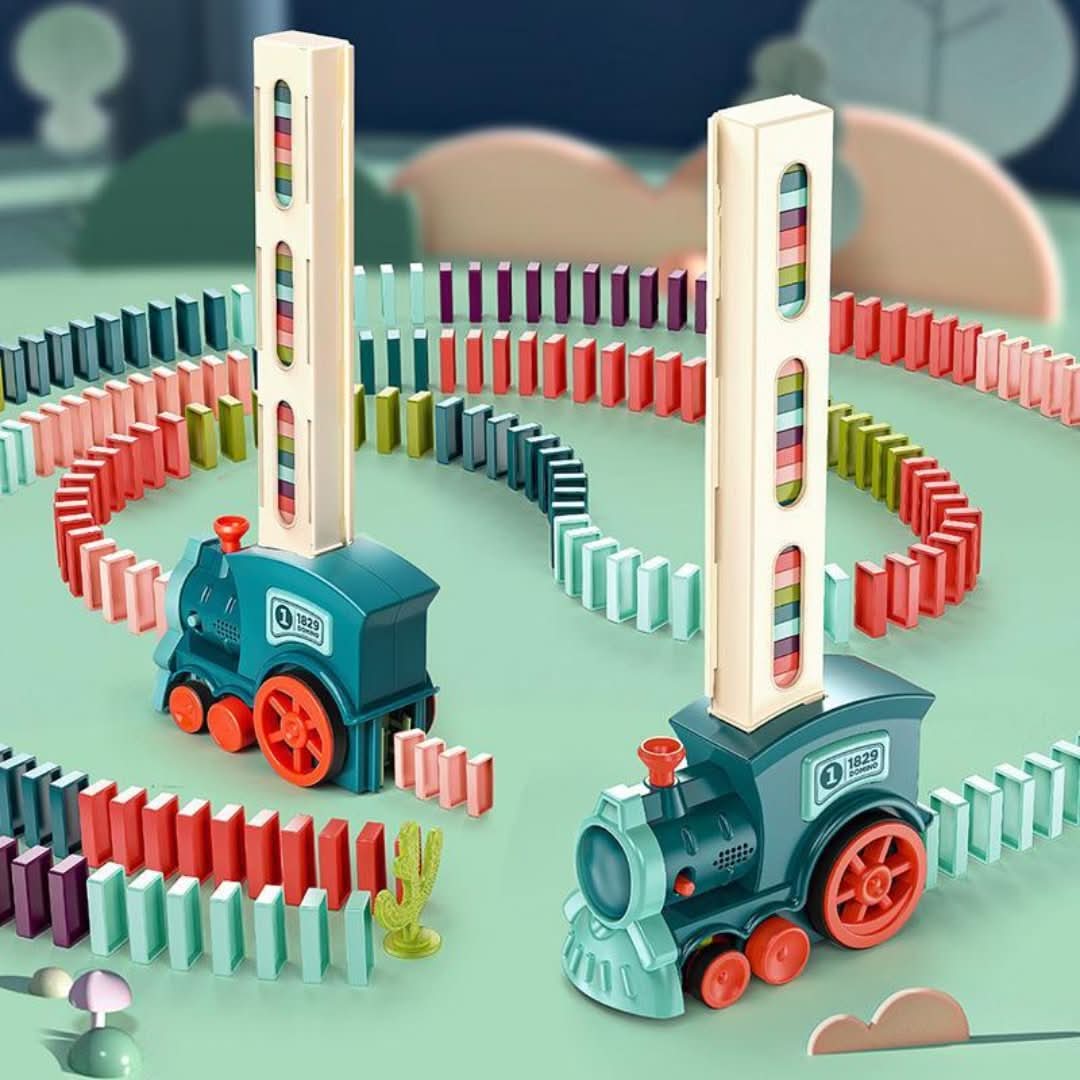 Domino Train Block Set