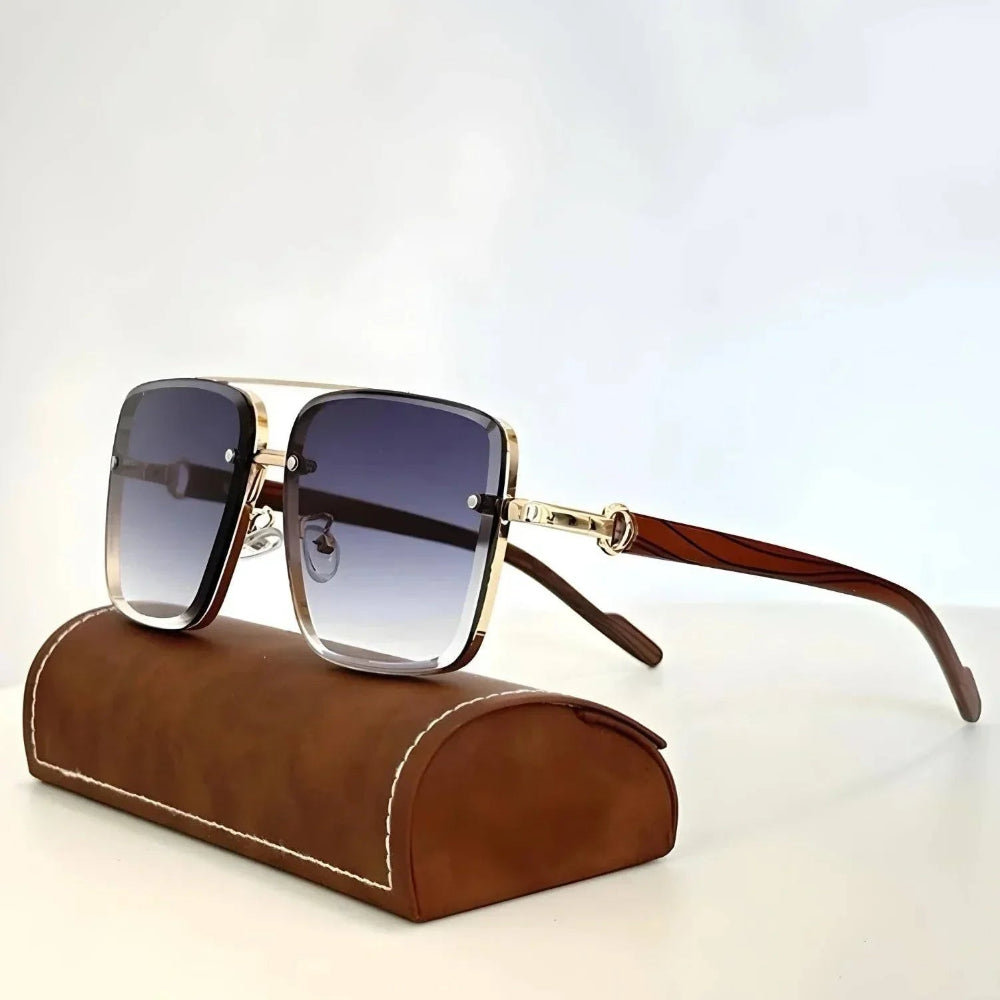 Occhiali da sole vintage in legno – eleganti e unici