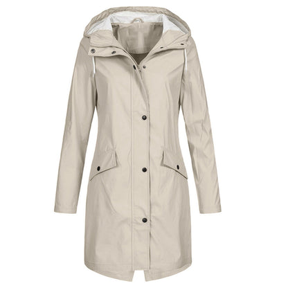 Long Winter Coat with Hood - Myrell
