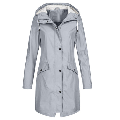 Long Winter Coat with Hood - Myrell